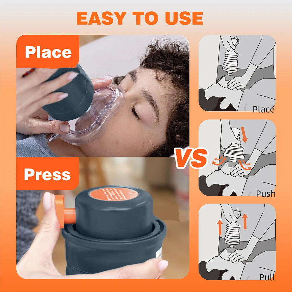 CPR Auto First Aid Choking Rescue Device