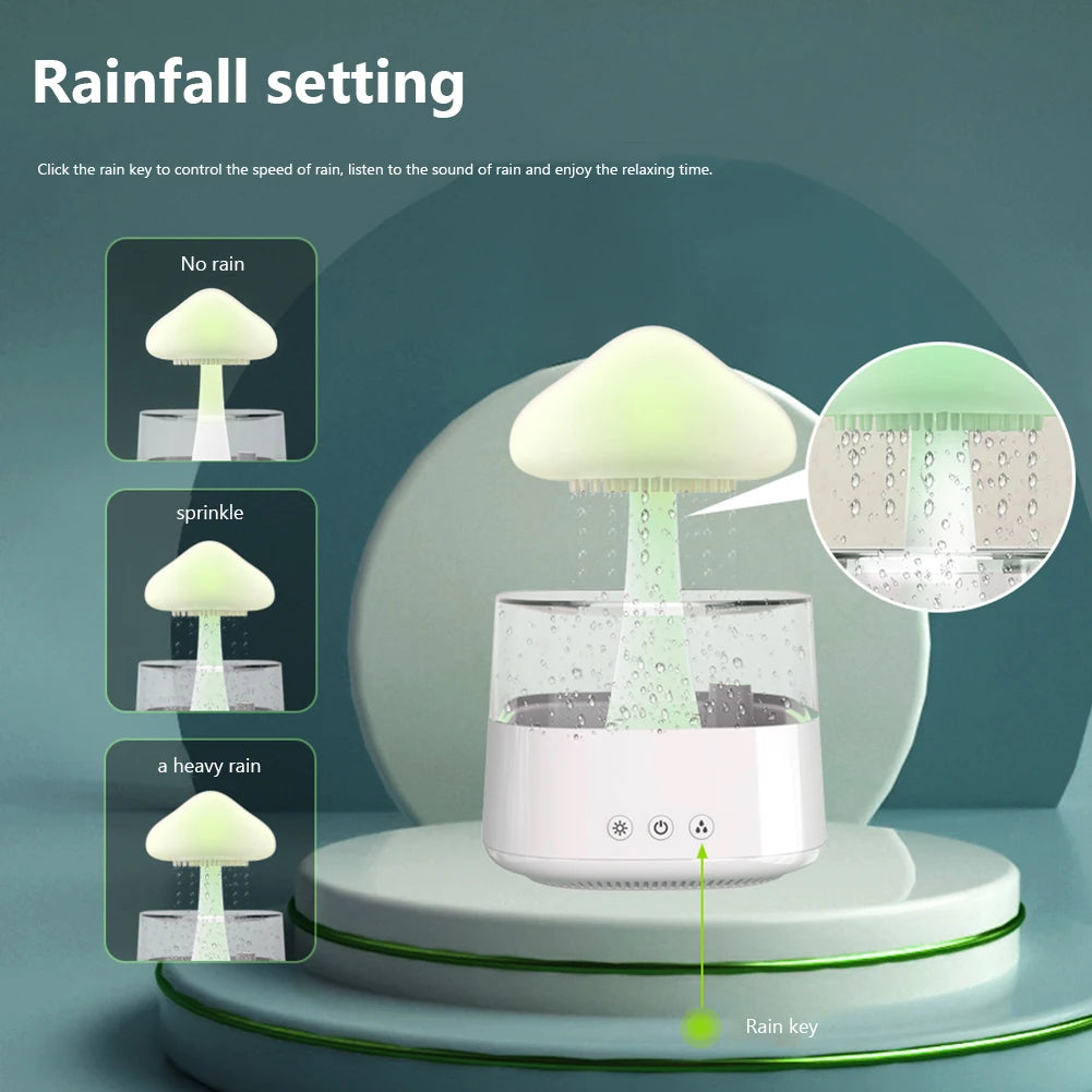 Raining Night Air Humidifier Electric Aroma Diffuser