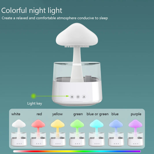 Raining Night Air Humidifier Electric Aroma Diffuser