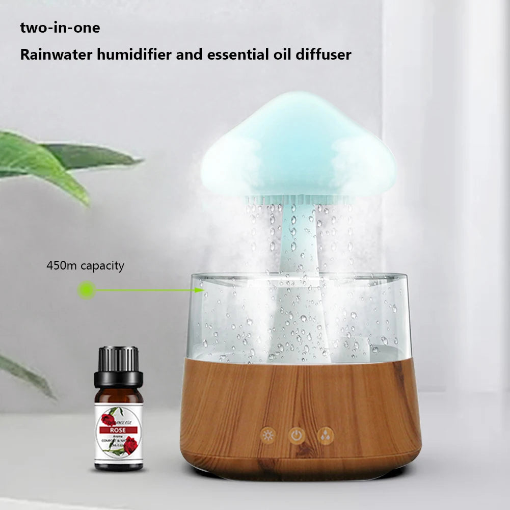 Raining Night Air Humidifier Electric Aroma Diffuser